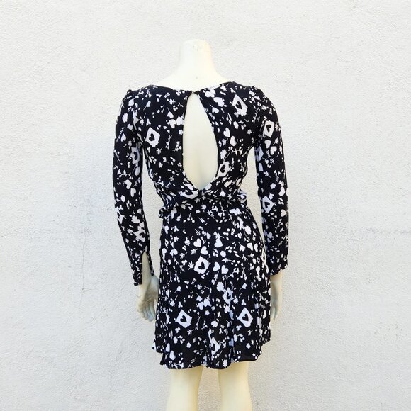RARE Reformation F Off Hate You Heart Print Dress - Picture 2 of 10